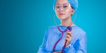 woman, doctor, surgeon, physician, nurse, hospital worker, healthcare worker, stethoscope, medicine, doctor, doctor, doctor, doctor, doctor, nurse