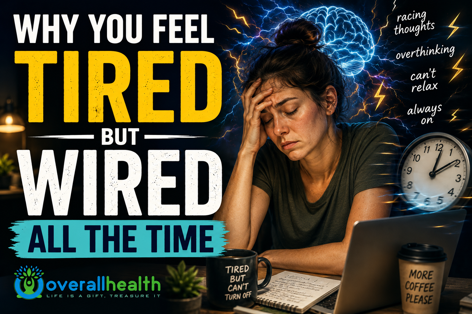 Why You Feel Tired But Wired All the Time