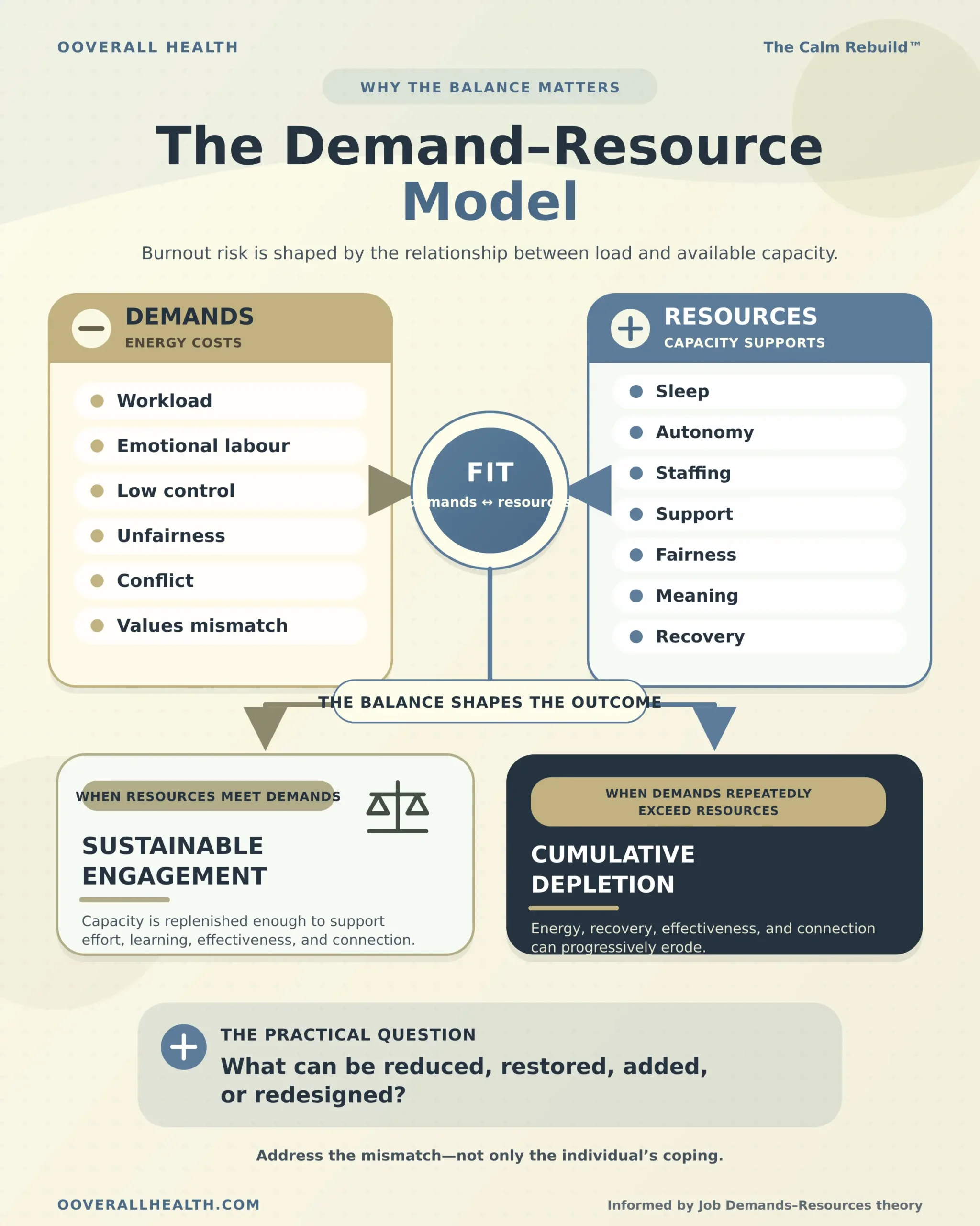 The Demand and Resource model scale